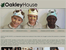 Tablet Screenshot of oakleyhouse.co.za